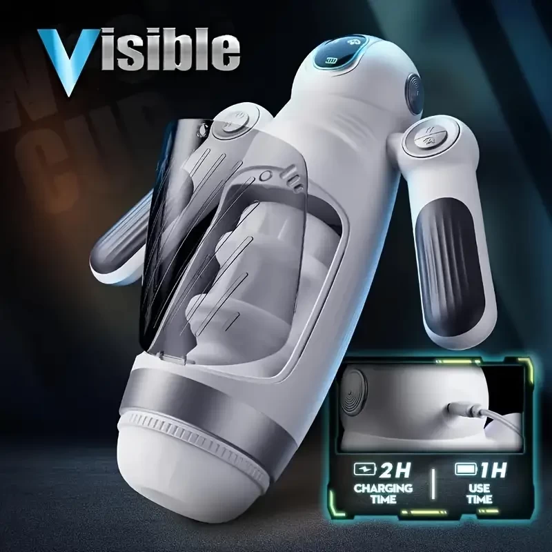 Retractable 3D robotic masturbation device