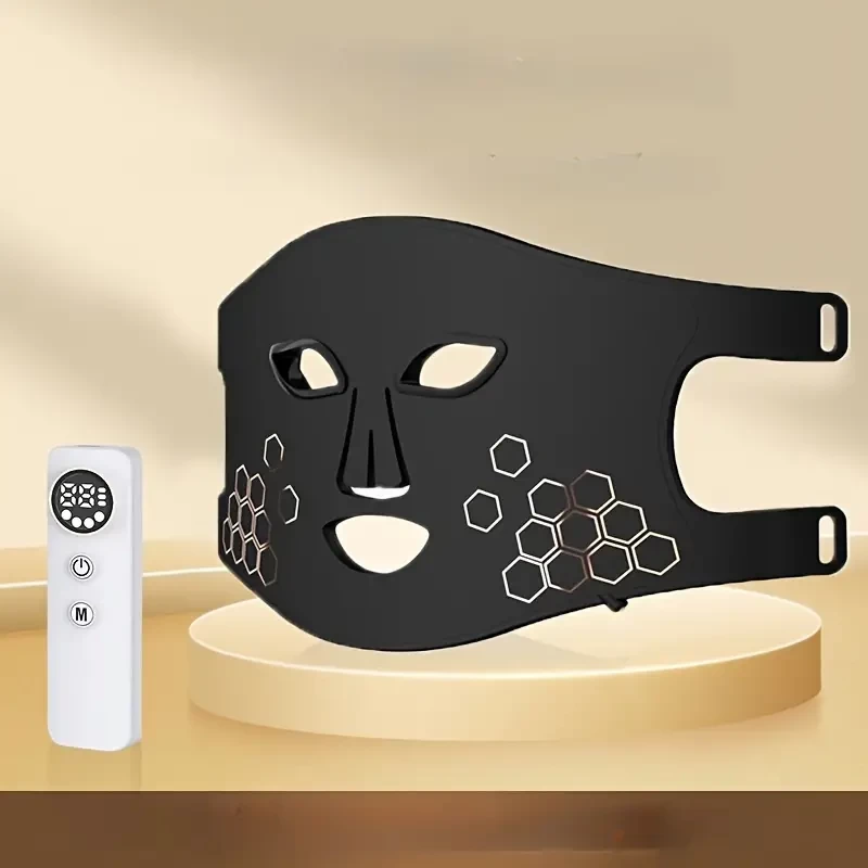 LED Light Facial Mask Device, Facial Beauty Mask, Skincare Intrument, Valentine's Day Gift For Women
