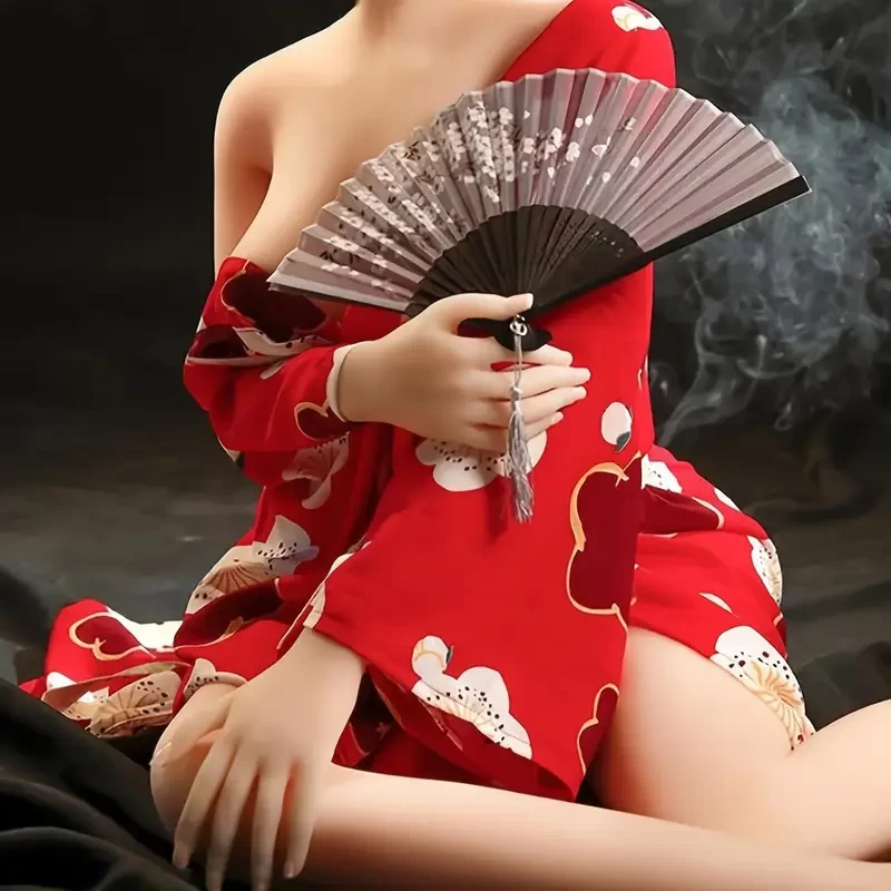 Wonanii Full body life-size sex doll - TPE silicone female breasts with realistic jelly breasts and feet, 55 ", headless, battery-free, wireless, realistic adult toy for men
