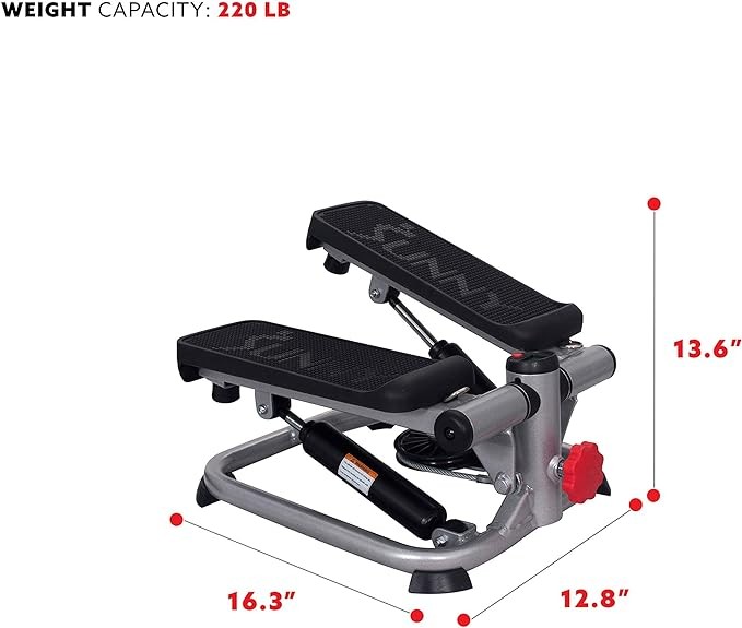 Sunny Health & Fitness Total Body Step Machine SF-S0978 Gray