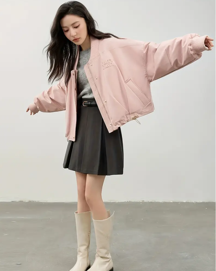 Winter short warm 90 velvet women's down jacket retro loose fashion all over the jacket down jacket women