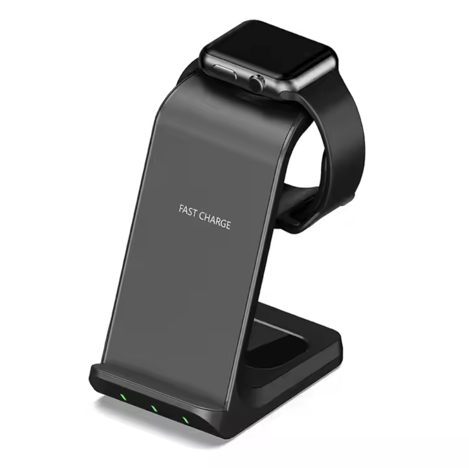 Fast Wireless Charger Charging Stand Factory Direct Sales Multifunction Magnetic 15W 3 in 1 ABS TYPE-C Original Iphone Earphone