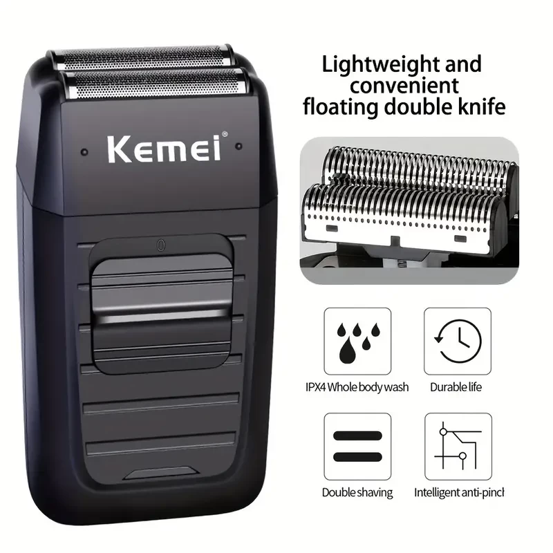 Men's Hair Clipper Professional Barber Beard Trimmer Cordless USB Charging Classic Home Beauty Set